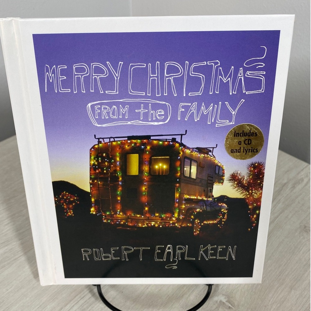Robert Earl Keen Merry Christmas From The Family Hardcover Book with CD 2001